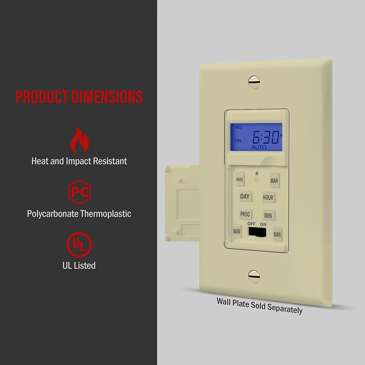 Ivory Programmable Timer Switch S3665