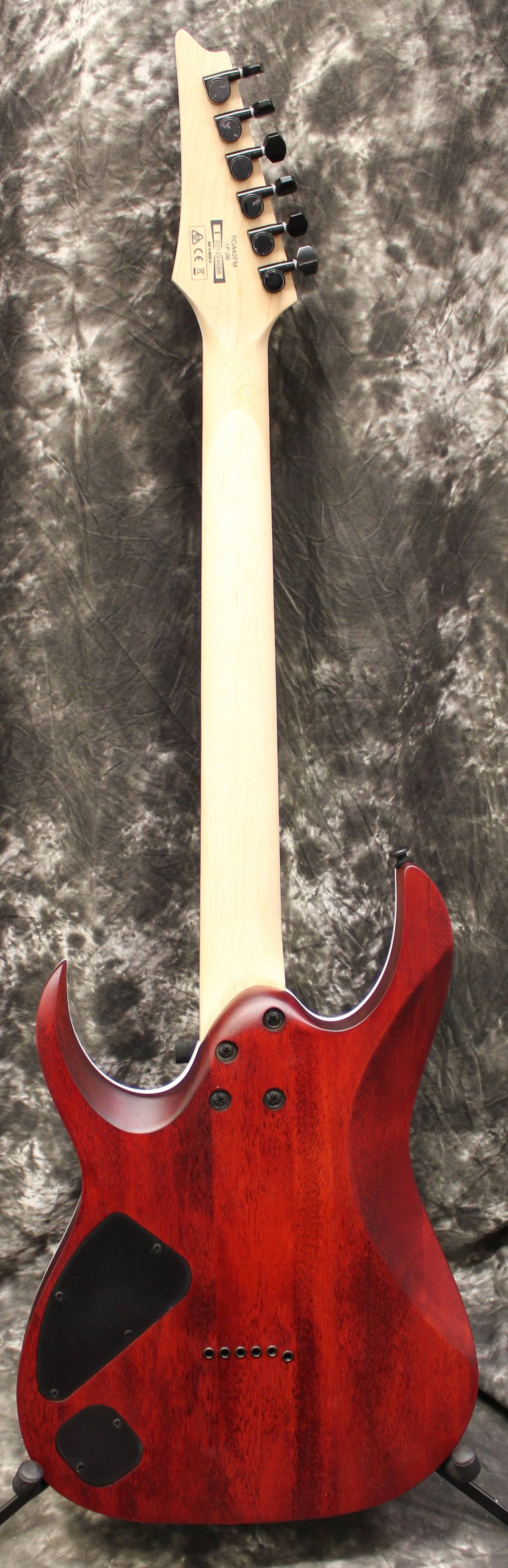 Transparent Gray Flat Electric Guitar Y131