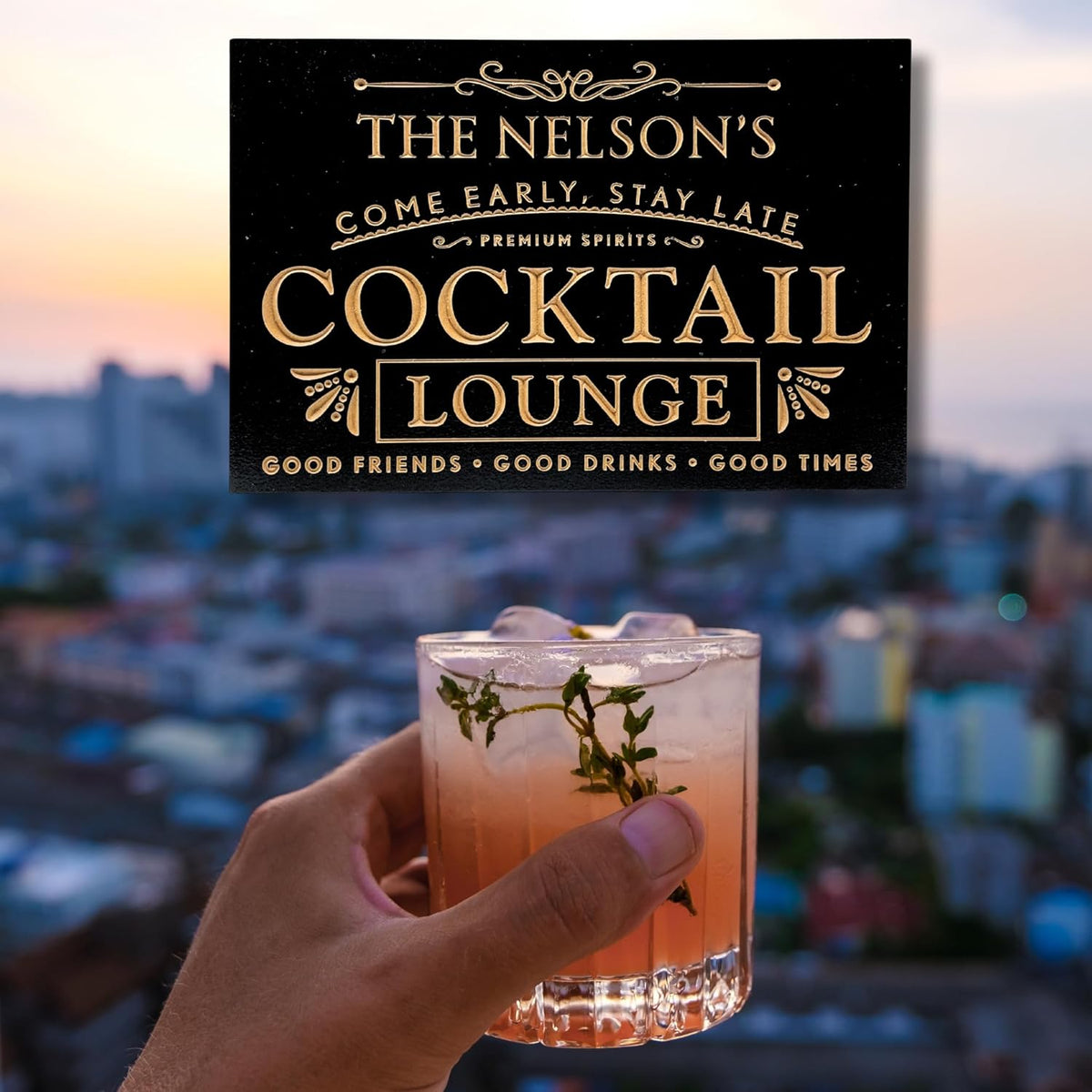 Personalized Bar Sign Z3043