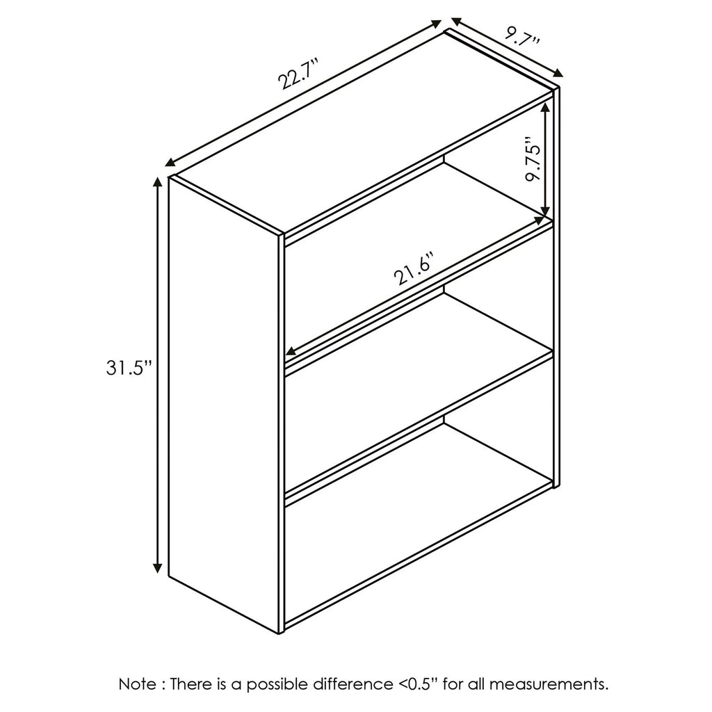 3-Shelf Freestanding Shelves B425