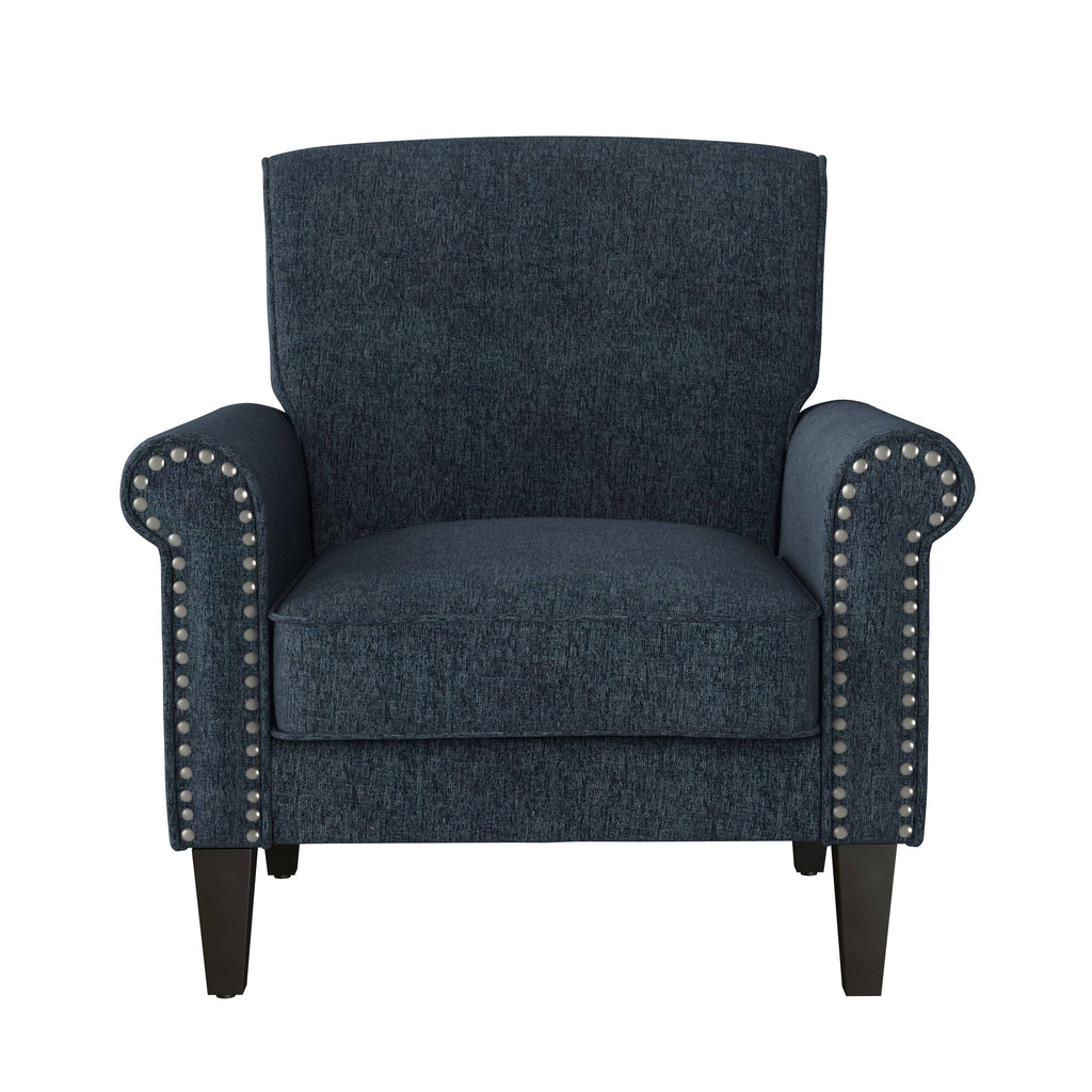 Red Velour Traditional Armchair M24840