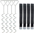 Heavy Duty Spiral Trampoline Ground Anchor Kit 4 Pcs C5483