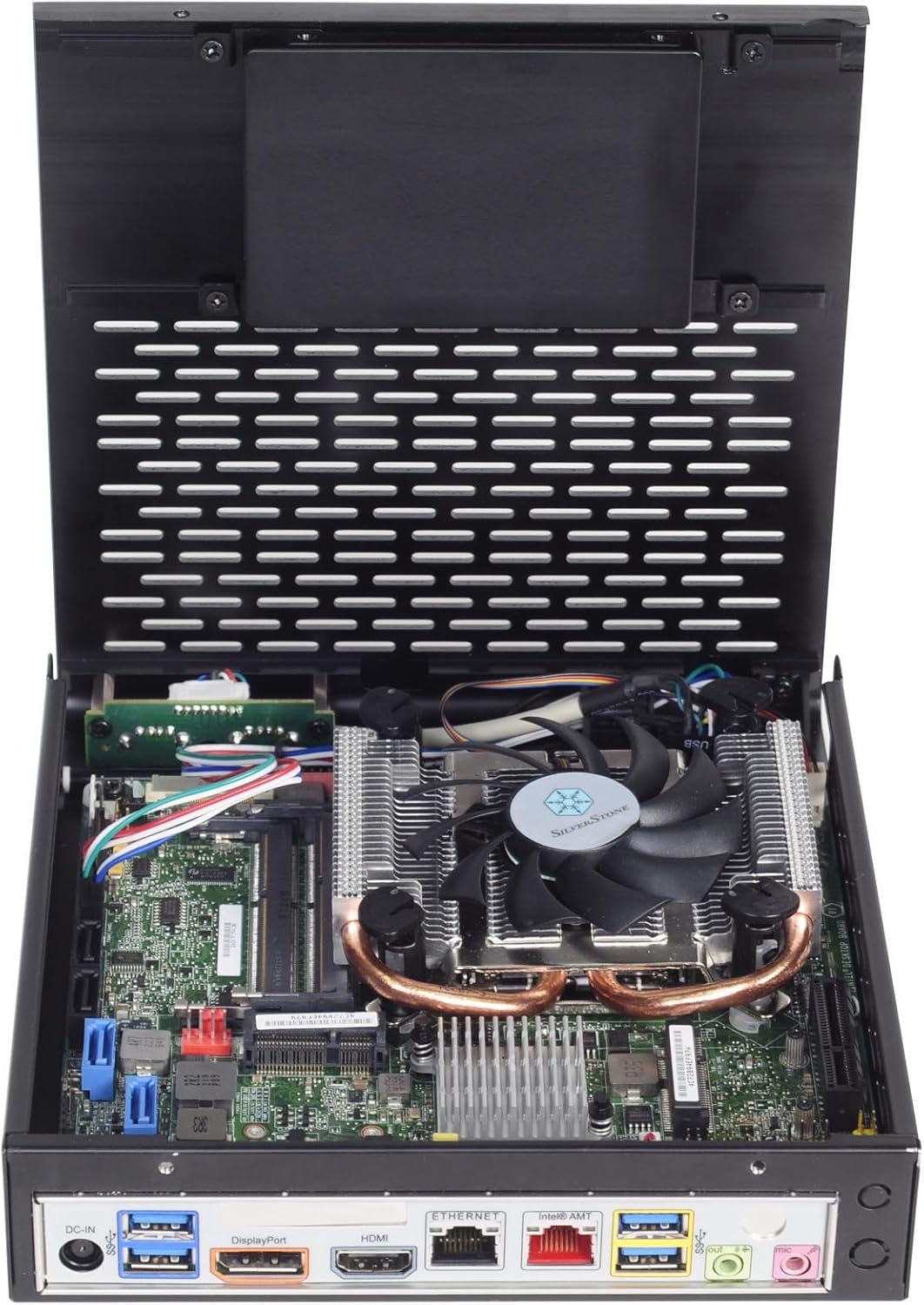 Thin-Mini ITX Aluminum Case with 120W External Power Adapter I99981