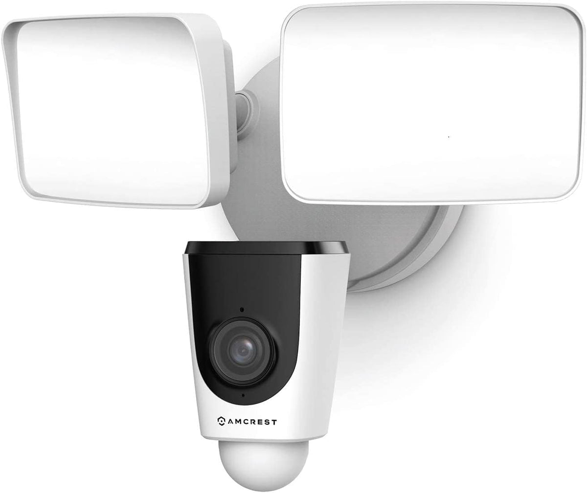1080P Outdoor Wireless WiFi Floodlight Camera with Siren Alarm T848673