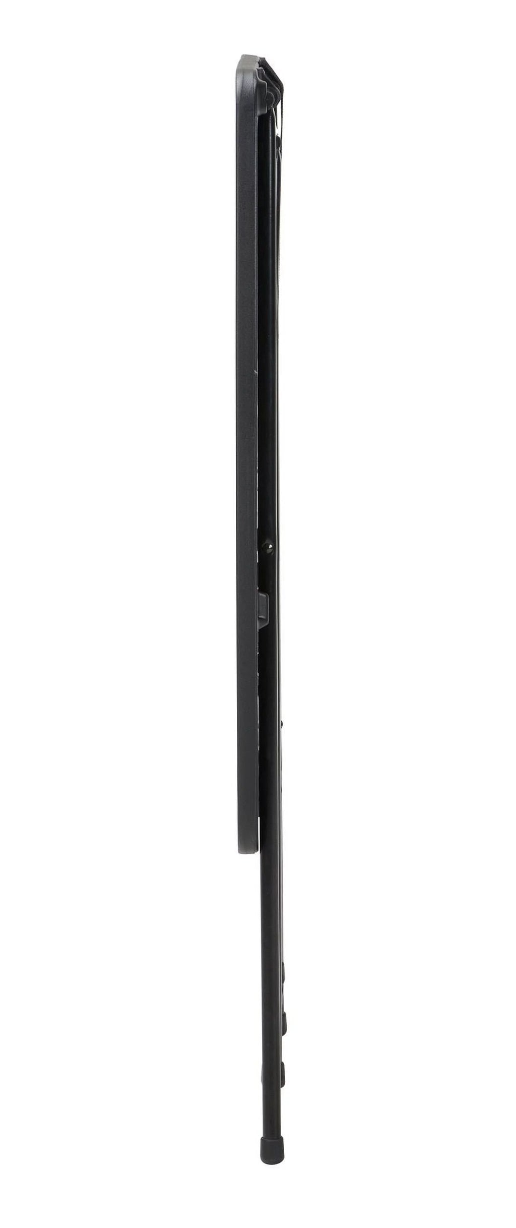 Black Adjustable Height Folding Table, 2 pack I5992