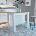 White Painted Kitchen Island L185731