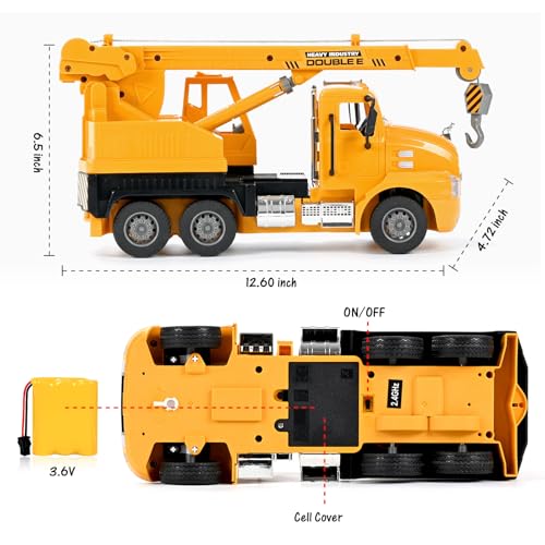 Remote Control Dump Truck Toy with Lights V53526