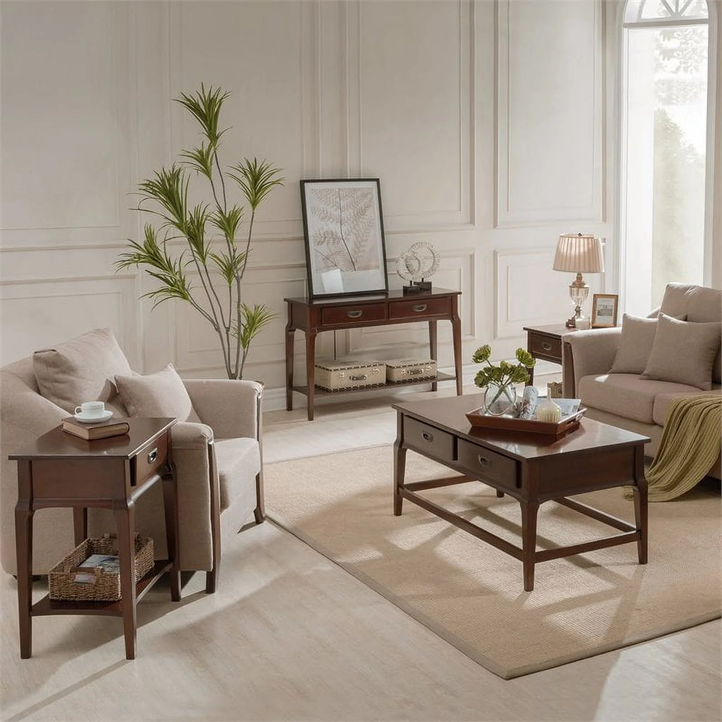2-Piece Drawer End Table Set O376086