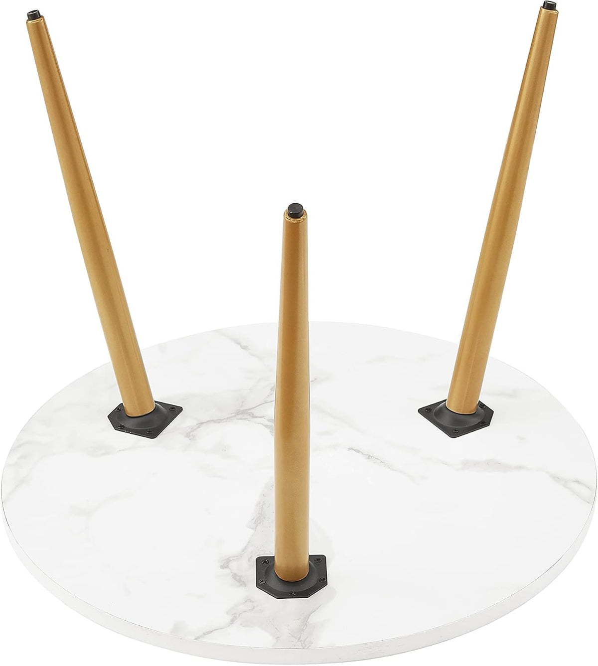 Nesting End Coffee Table Set of 2, White/Black T2018