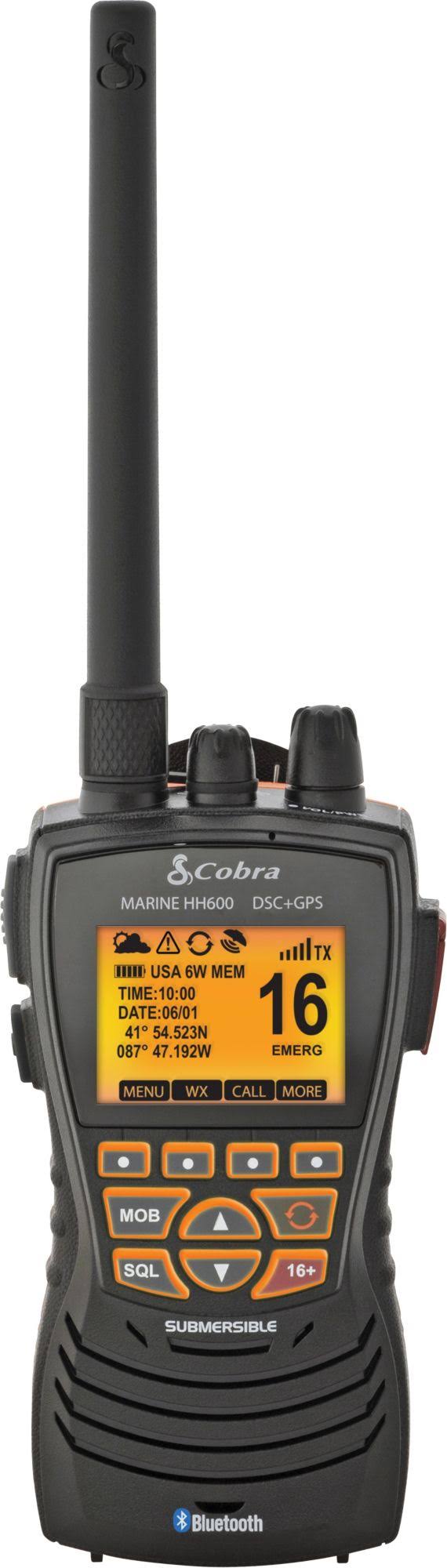 Floating GPS VHF Radio with Bluetooth - Black Z8359