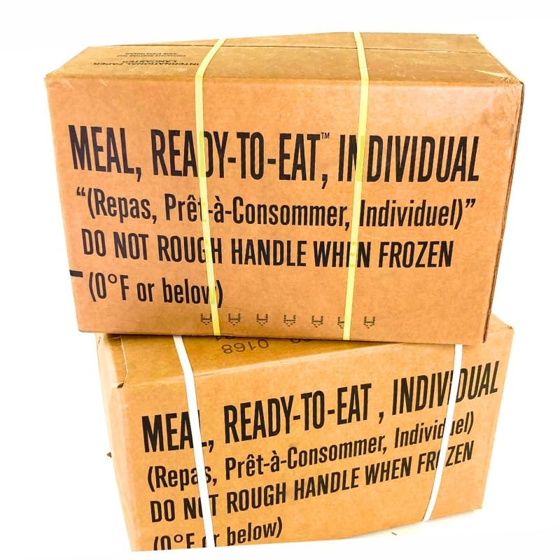 Military Meals Ready to Eat 24 Full Food Packs Rations E84632