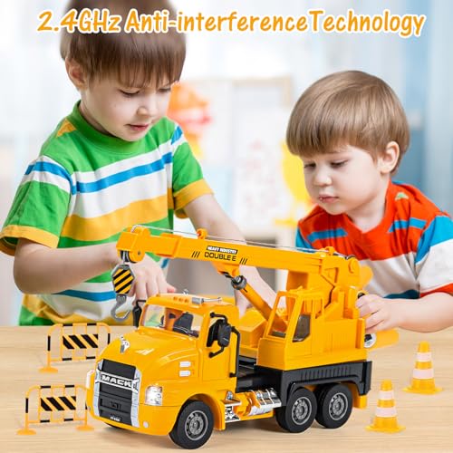 Remote Control Dump Truck Toy with Lights V53526