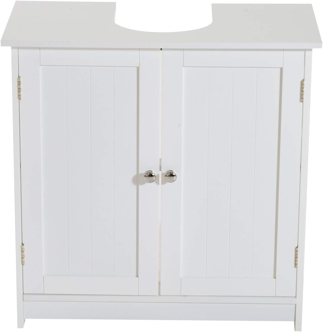 White Pedestal Sink Bathroom Vanity Cabinet Z43194