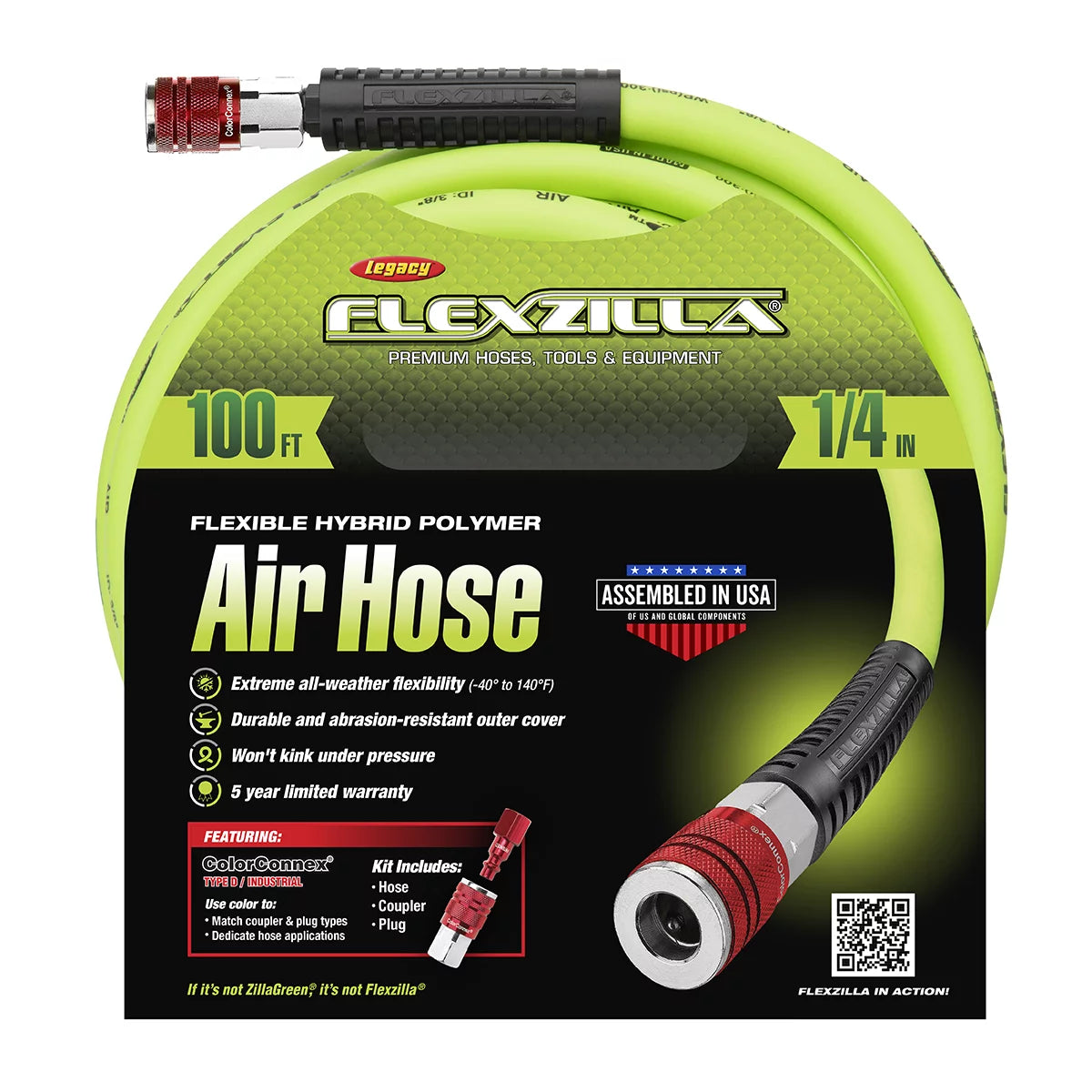 1/4" x 100' Air Hose Kit H276