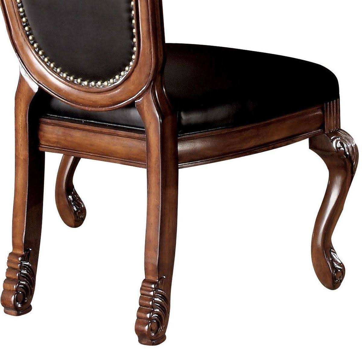 Cherry/Black Side Chair - 2 count G6605