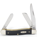 Pocket Knife Black Synthetic Medium Stockman B2676