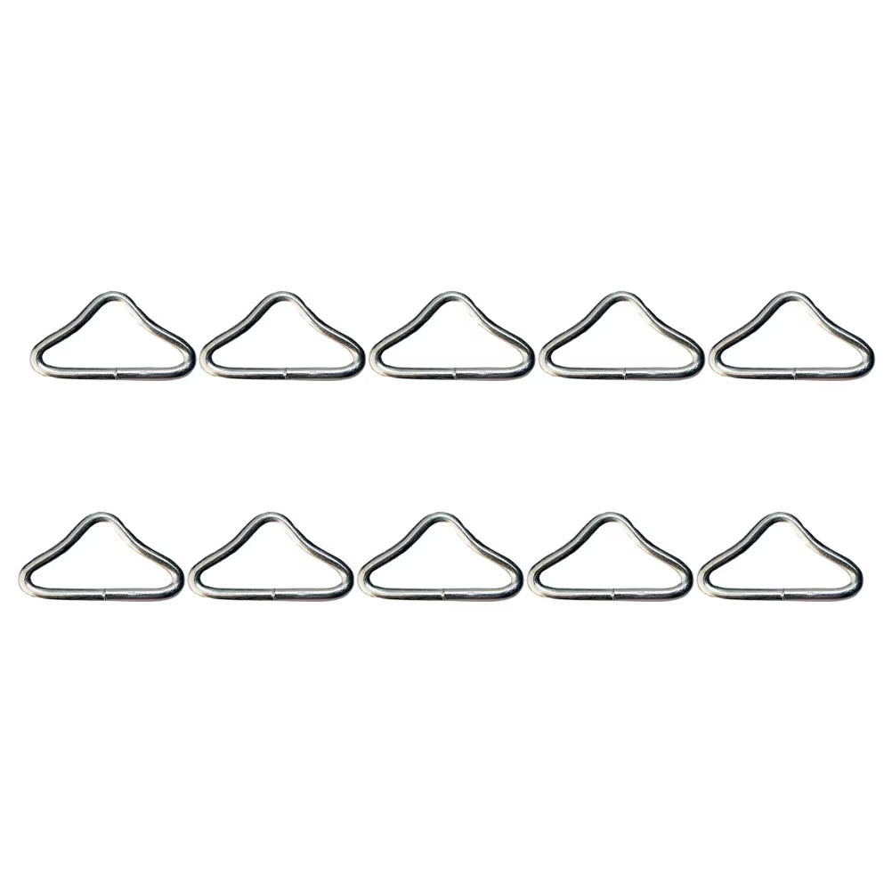 20pcs Trampoline Bungee Bed Mesh Cloth Buckle Triangle Ring Parts F5075