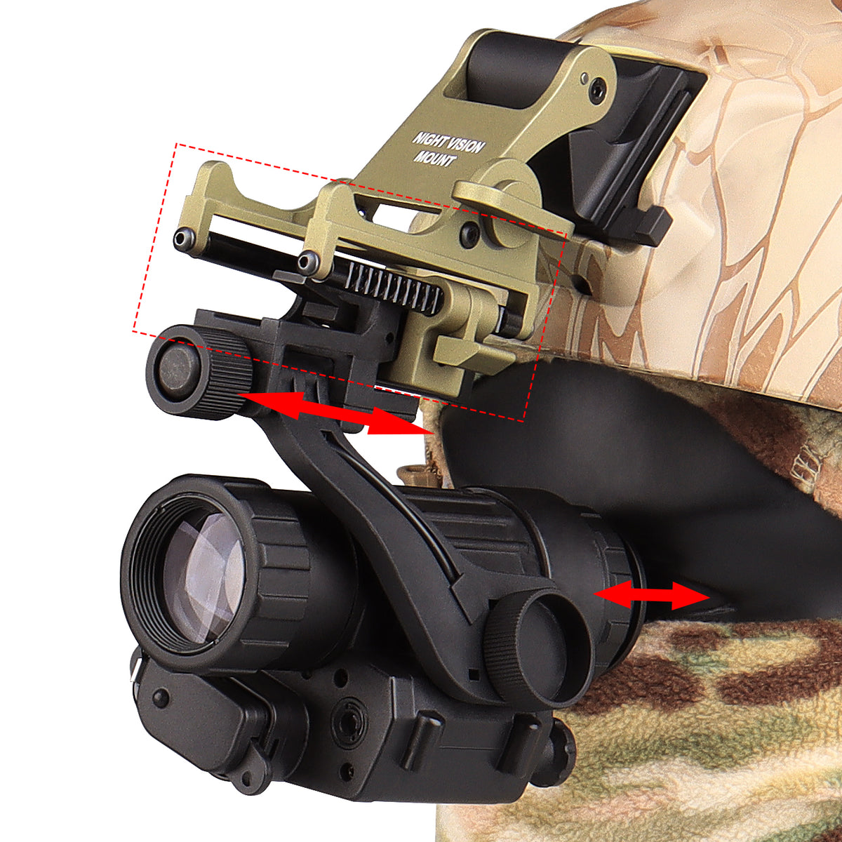Full Metal NVG Helmet Mount Adapter F643763