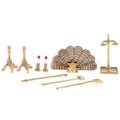 Miniature Metal Fireplace Dollhouse Decoration B686
