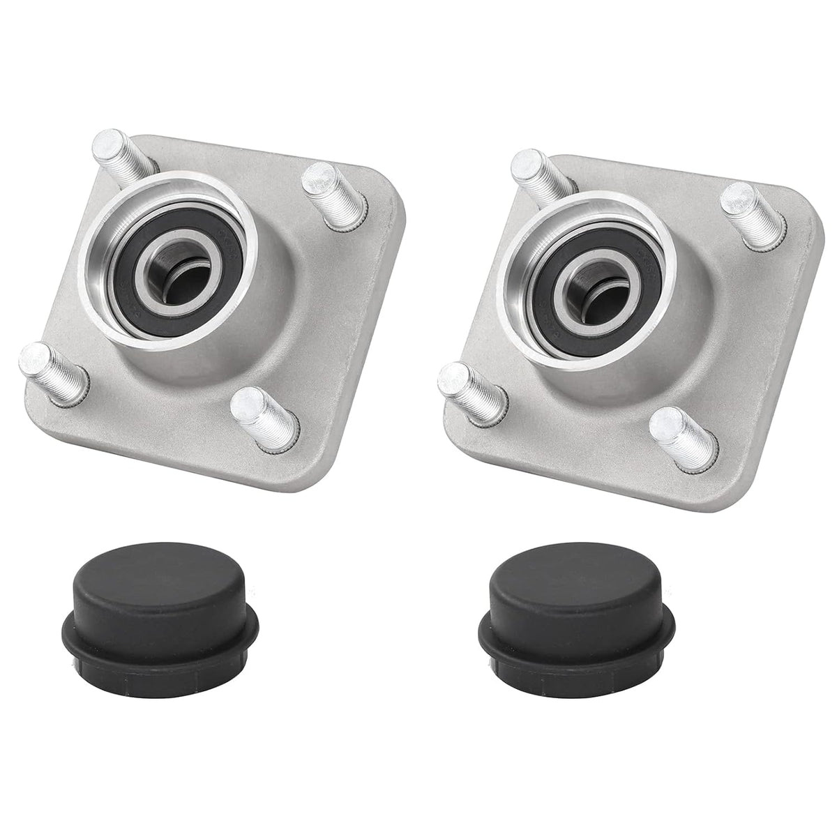 2Pcs Front Wheel Hub Assembly with Bearings C185