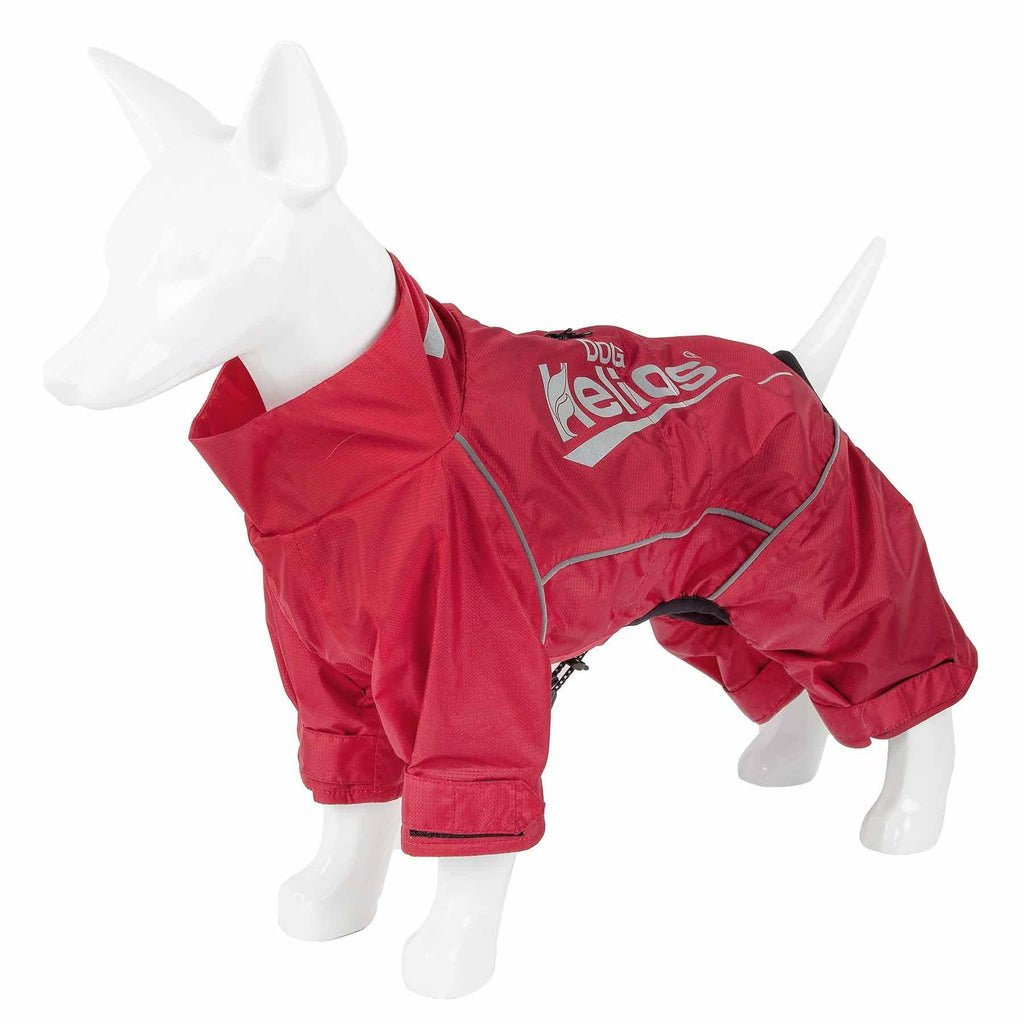 Waterproof Reflective Full Body Dog Coat Jacket Orange Medium S239989