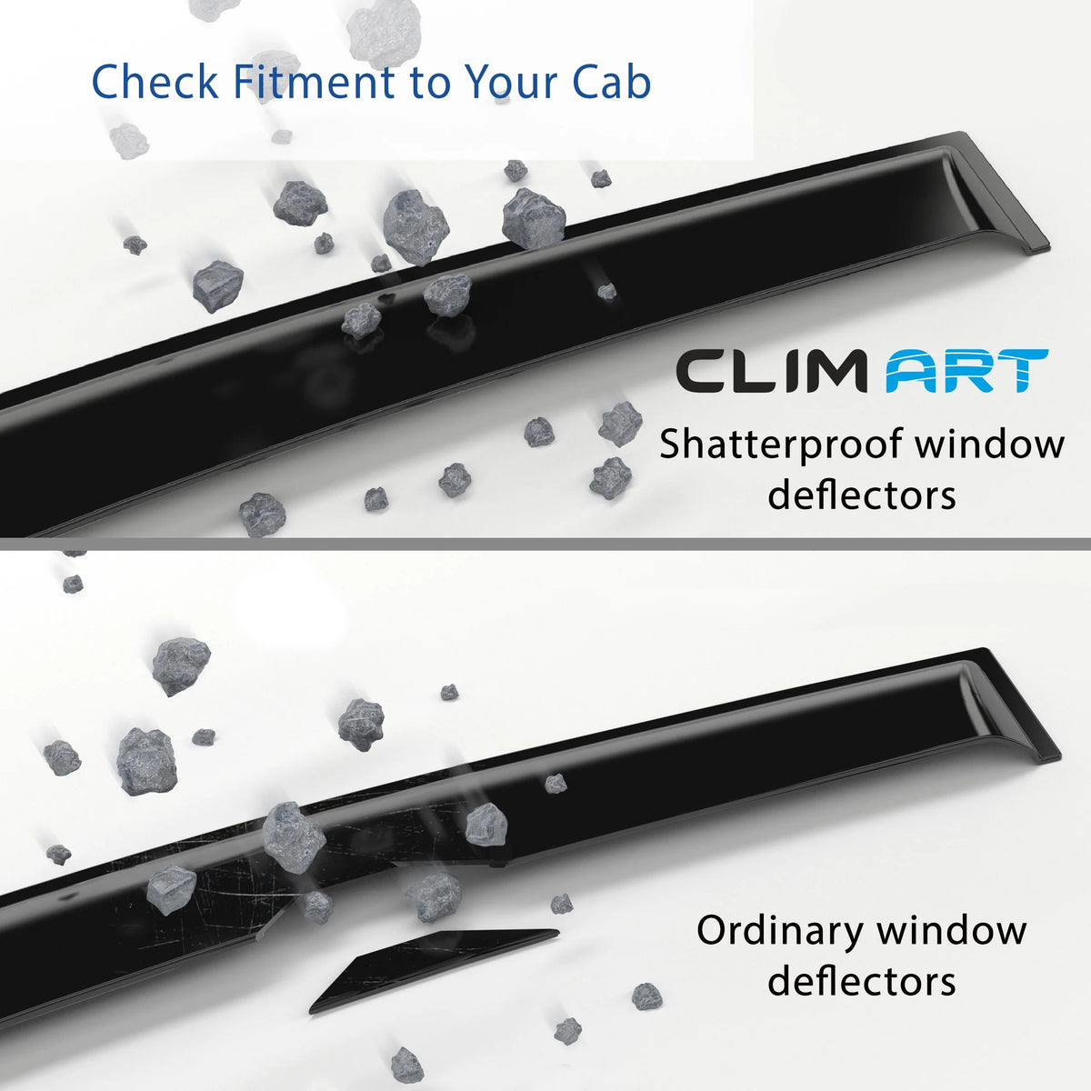 6pcs Tape-on Window Deflectors for Subaru Forester V540