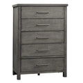 Dark Gray 5 Drawer Chest A702