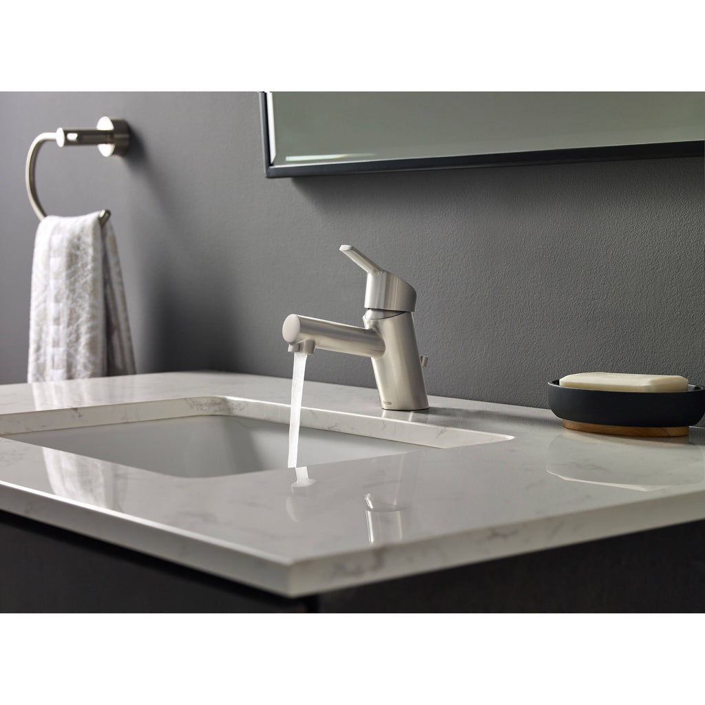 Brushed Nickel Single Handle Lavatory Faucet D5386