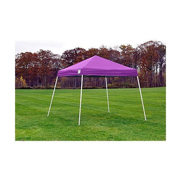 Purple 12 ft. W x 12 ft. D Slant Leg Pop-Up Canopy O63266