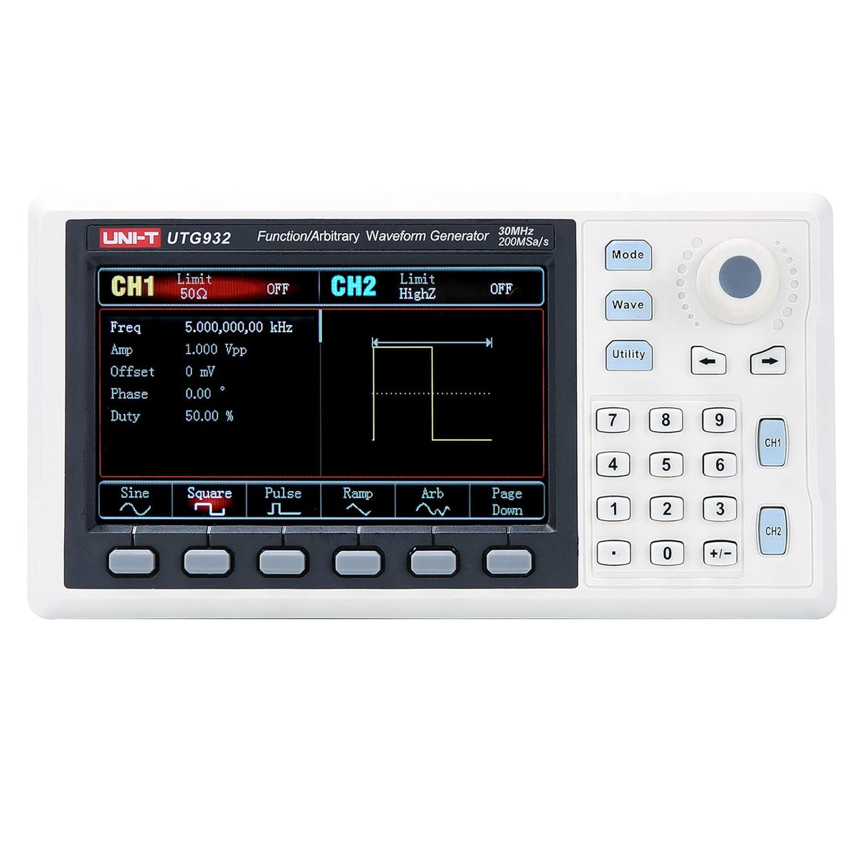 30 MHz Dual-Channel Function Generator Arbitrary Waveform K51043