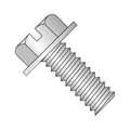 8-32 x 3/8 Slotted Hex Washer Head Machine Screws, 18-8 Stainless Steel N52918