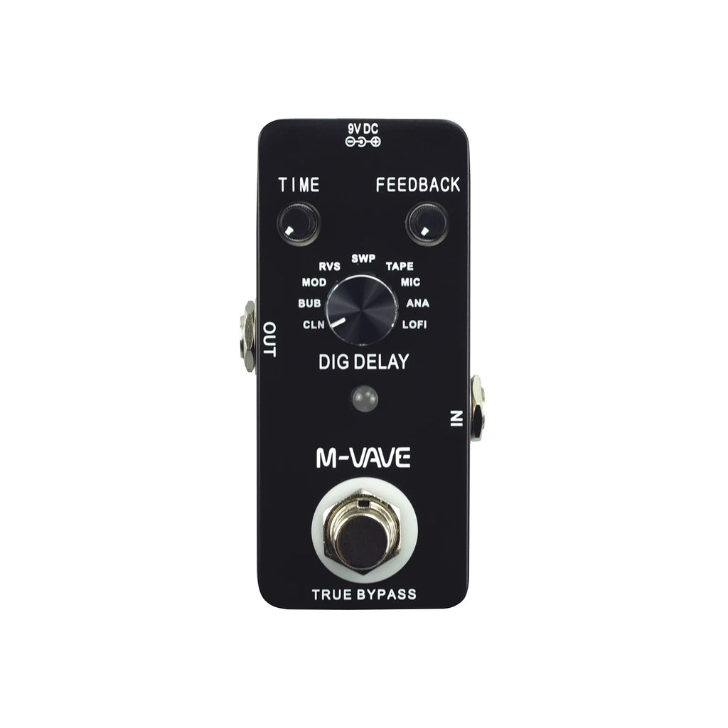 Digital Delay Guitar Effect Pedal with 9 Delay Effects True Bypass P59844