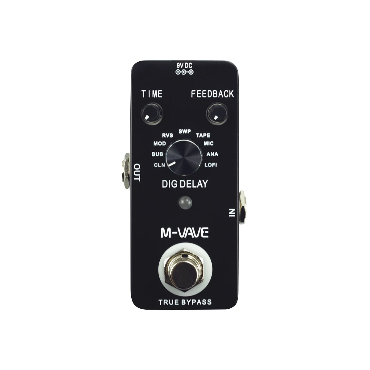 Digital Delay Guitar Effect Pedal with 9 Delay Effects True Bypass P59844