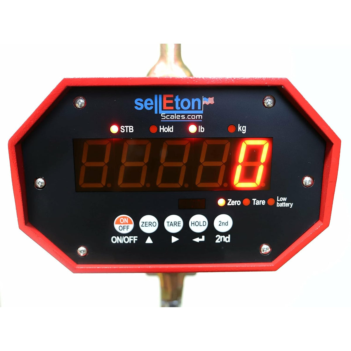 Heavy Duty Industrial Crane Scale, 20,000 lbs x 5 lb Capacity C896