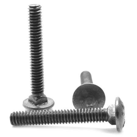 1/2 inch-13 x 3 1/2 inch Coarse Thread A307 Grade A Carriage Bolt Low Carbon Steel Plain Finish Pk 200 H8044