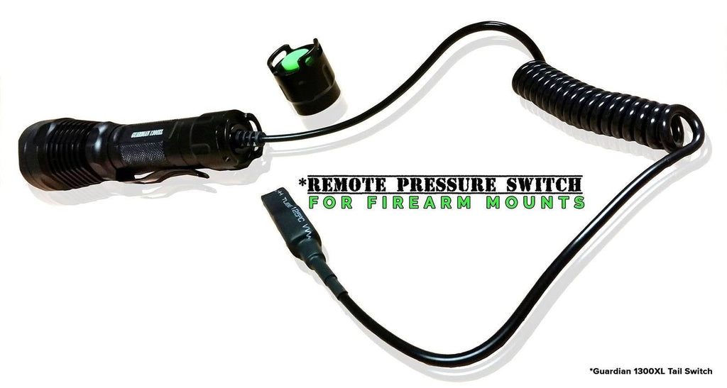 Rechargeable Tactical LED Flashlight with Remote Pressure Switch L883649