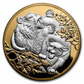 Cougar vs Bear 5 oz Silver Proof Coin L58308