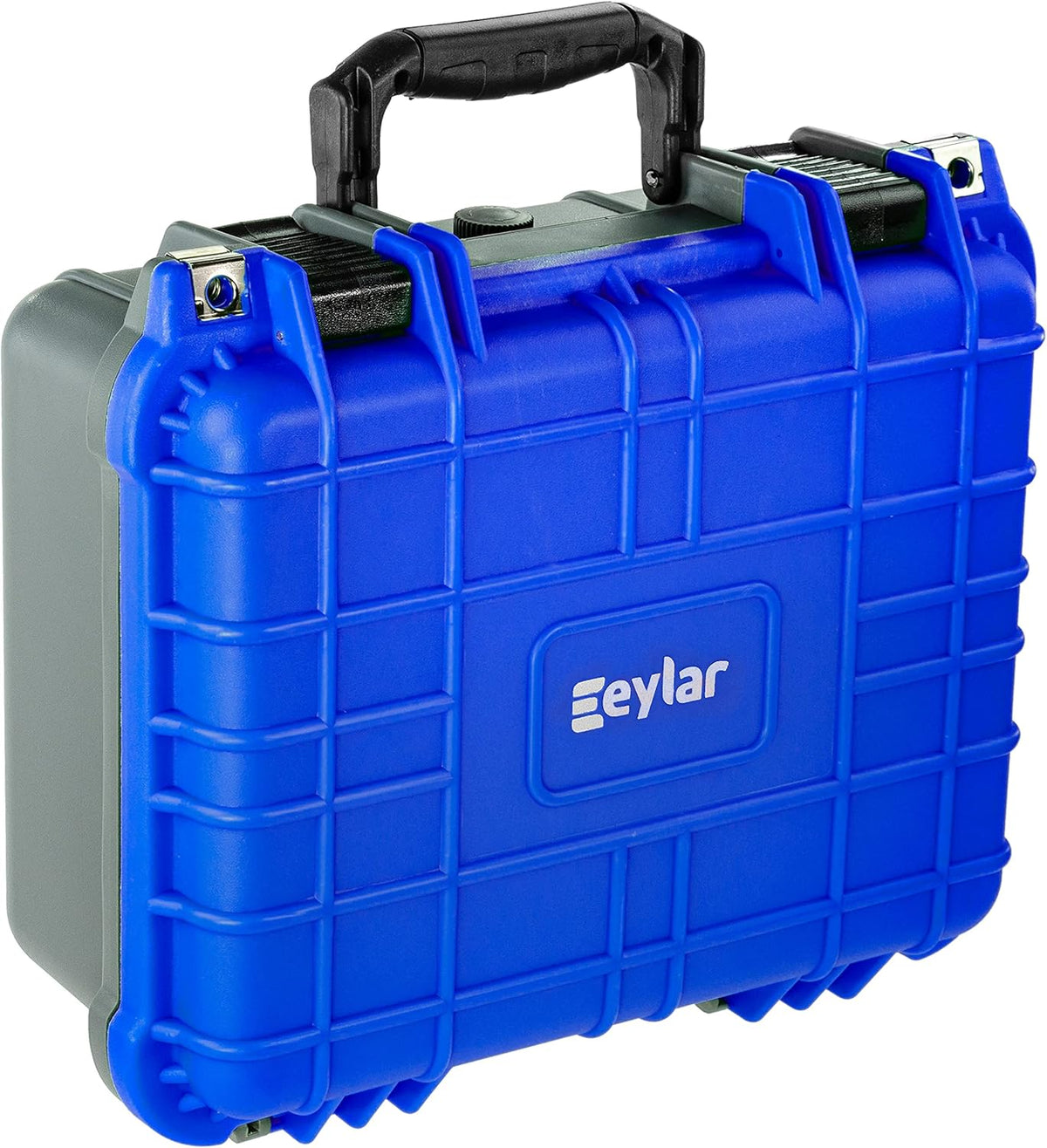 Dual Blue Gray 13.37 Inch Waterproof Shockproof Camera Case with Foam O69126
