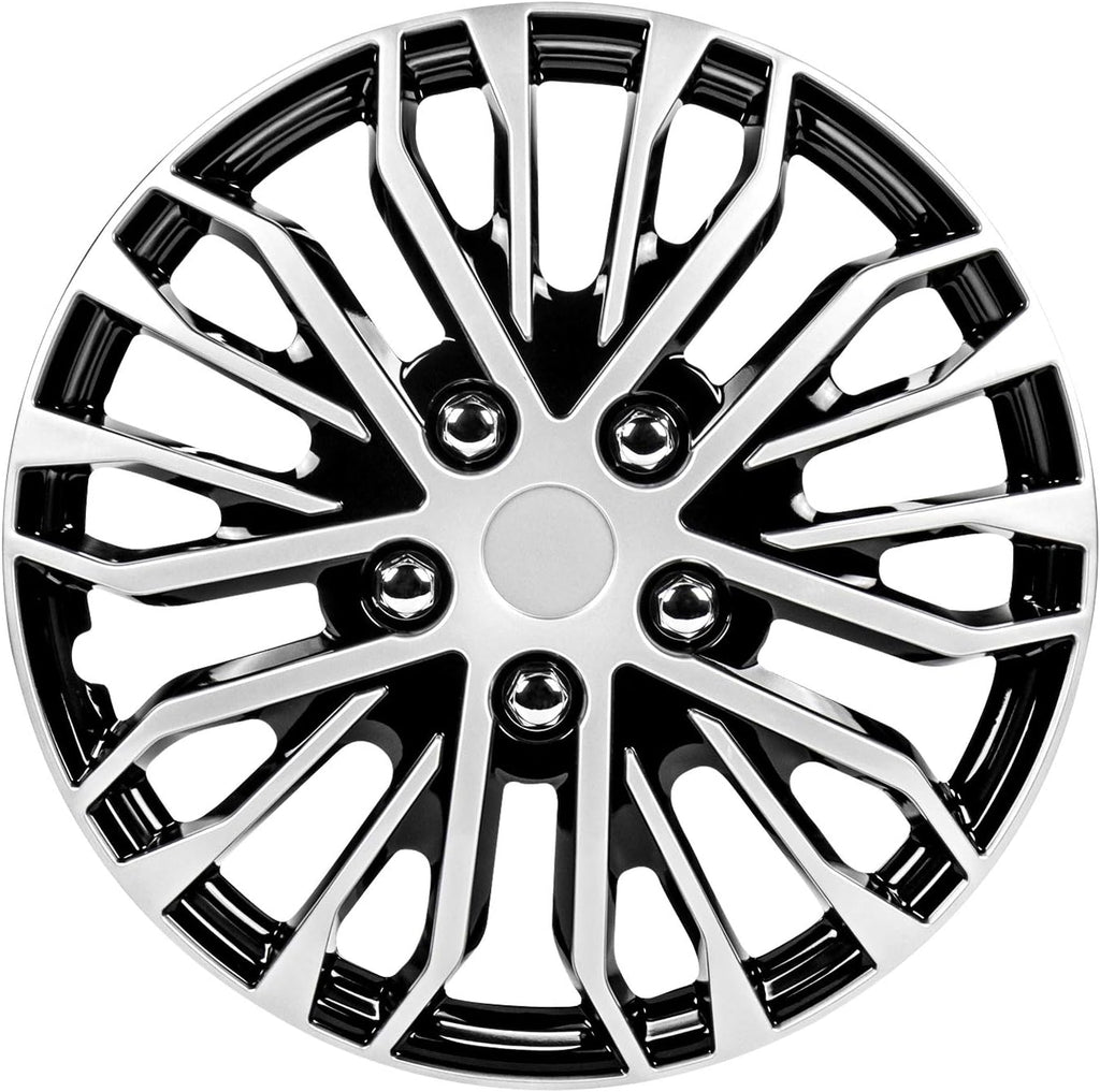 16 Inch Silver Universal Hubcap Wheel Covers Set of 4 H149