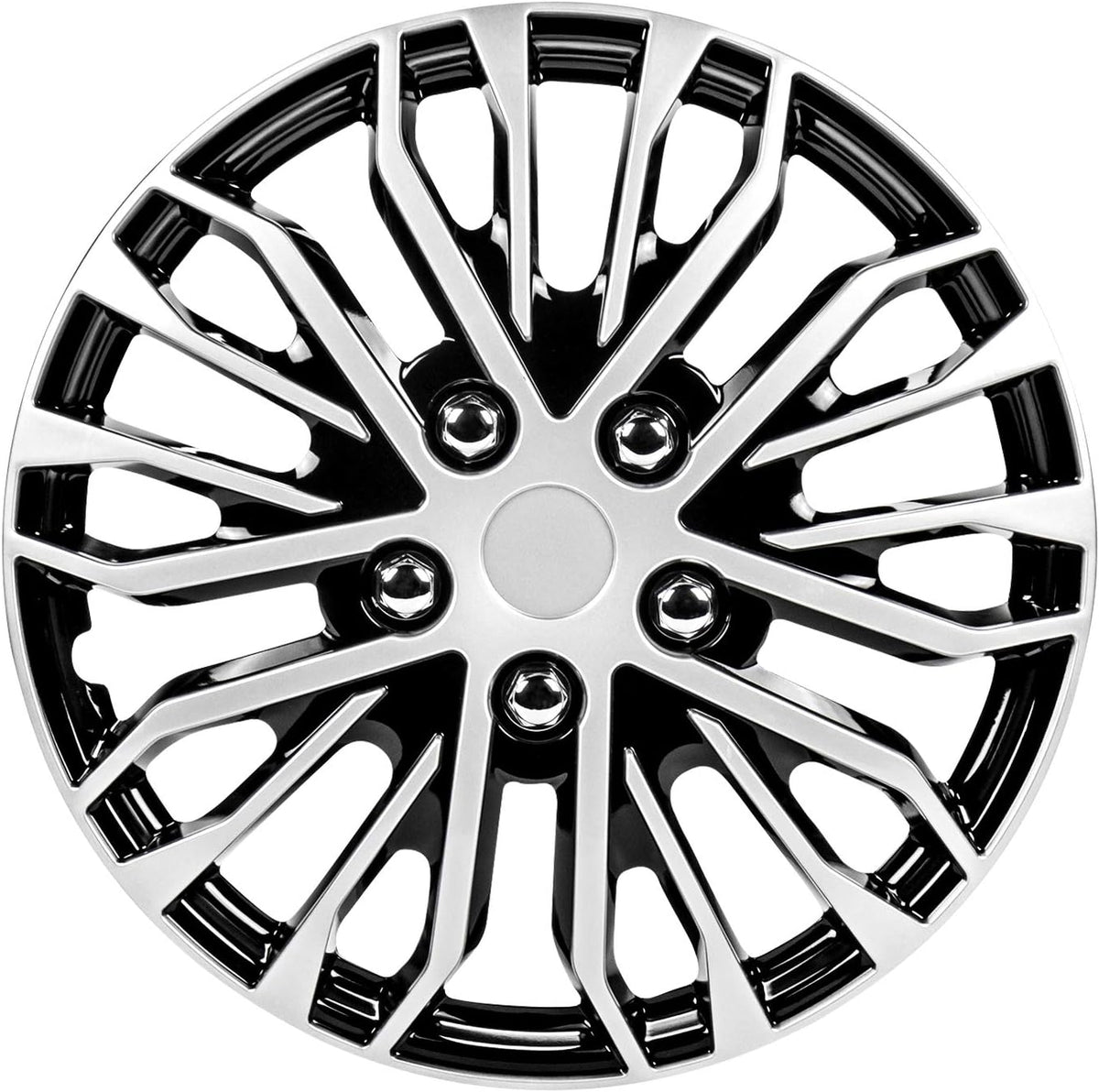 16 Inch Silver Universal Hubcap Wheel Covers Set of 4 H149