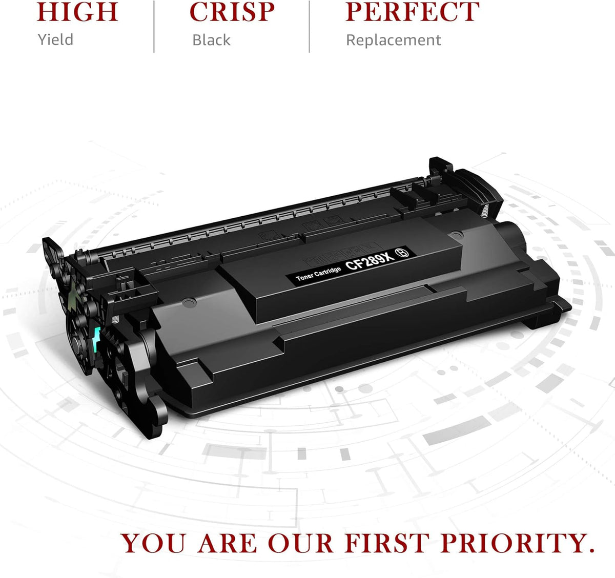 Compatible Toner Cartridge Replacement for HP Printer (Black, 1-Pack) L3925