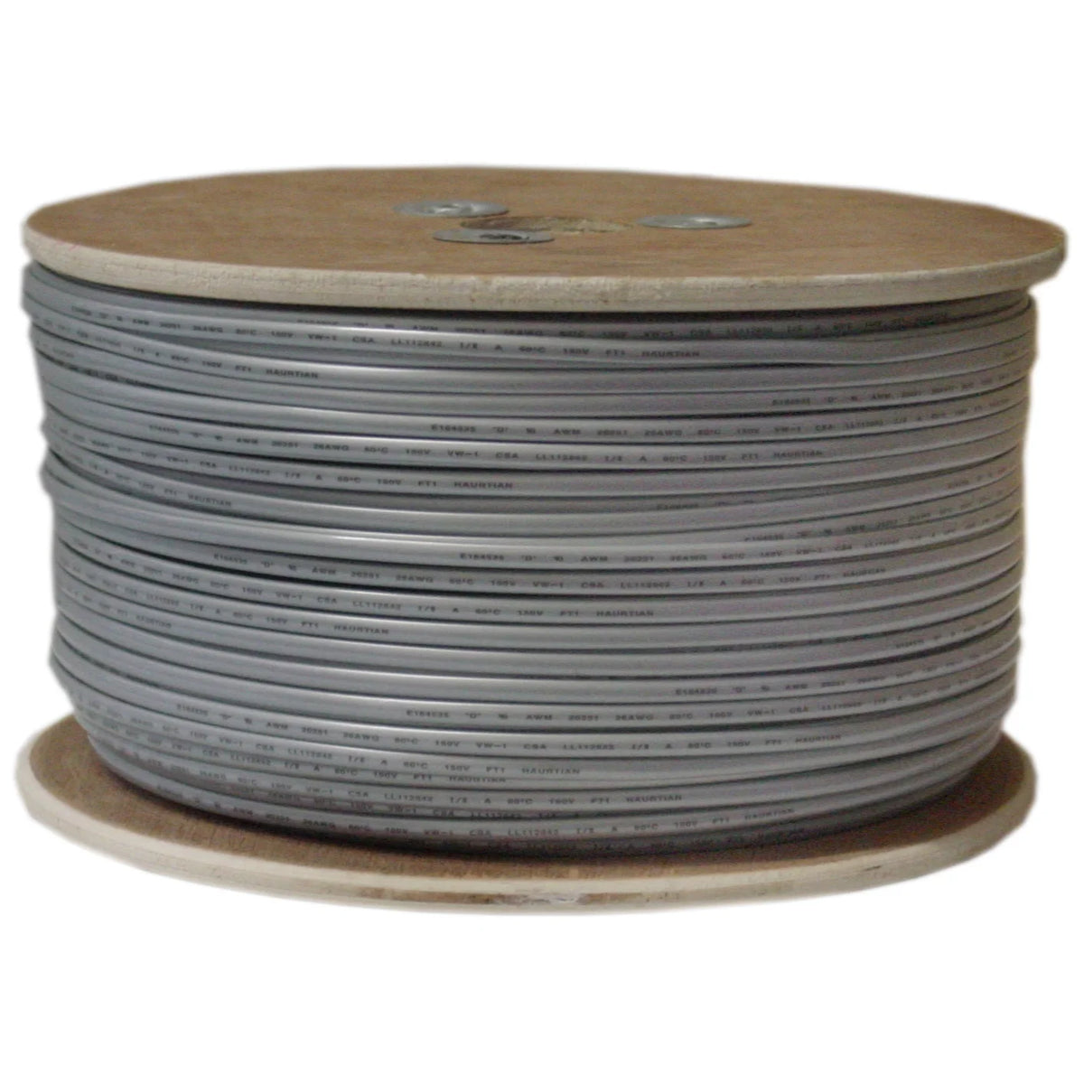 Silver Satin 28 AWG 6 Conductor Phone Cord 1000 Feet S333