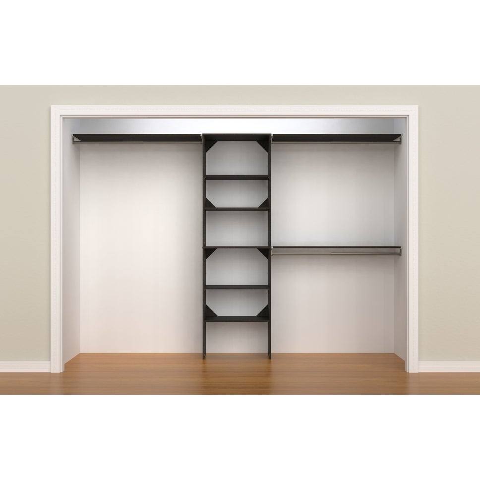 Natural Gray Closet Organizer with Shelves G16108