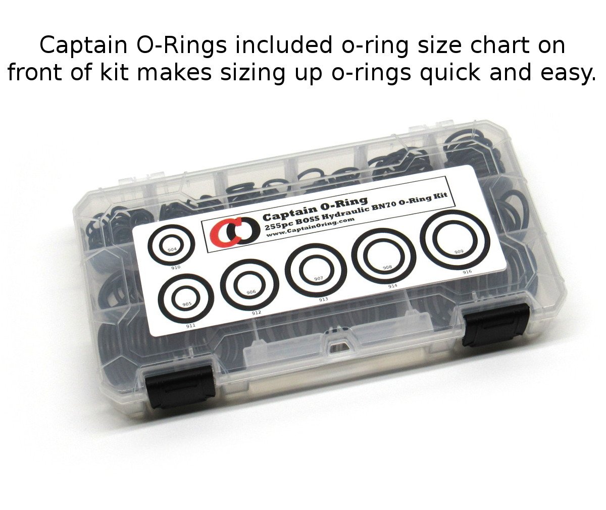 255 Piece Buna Nitrile O-Ring Kit A957313