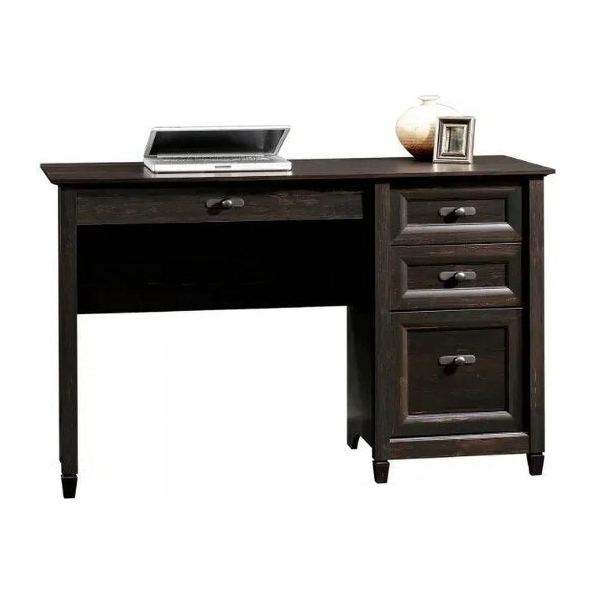 Antiqued Black Paint Finish Computer Desk T443691