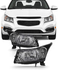 Driver Left + Passenger Right Side Pair Halogen Headlights for Chevy Cruze J903