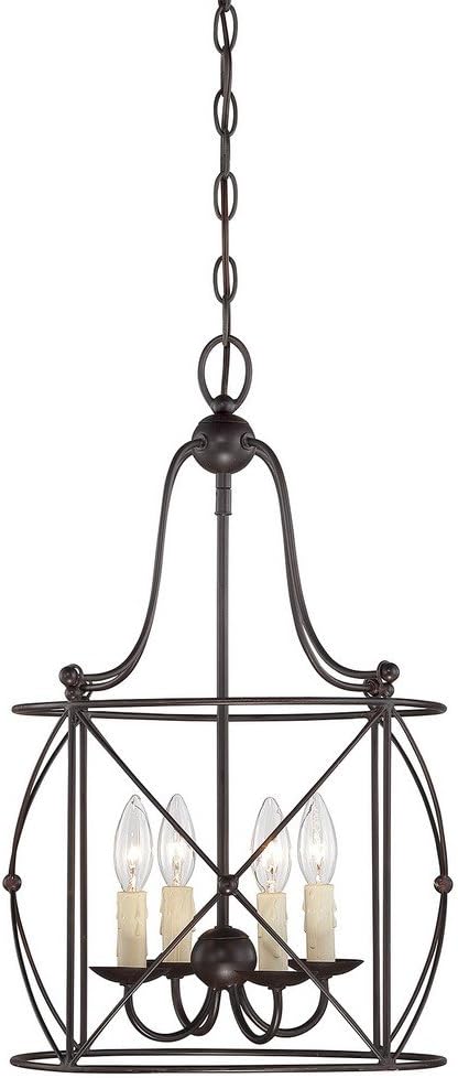 English Bronze 4-Light Foyer F1017