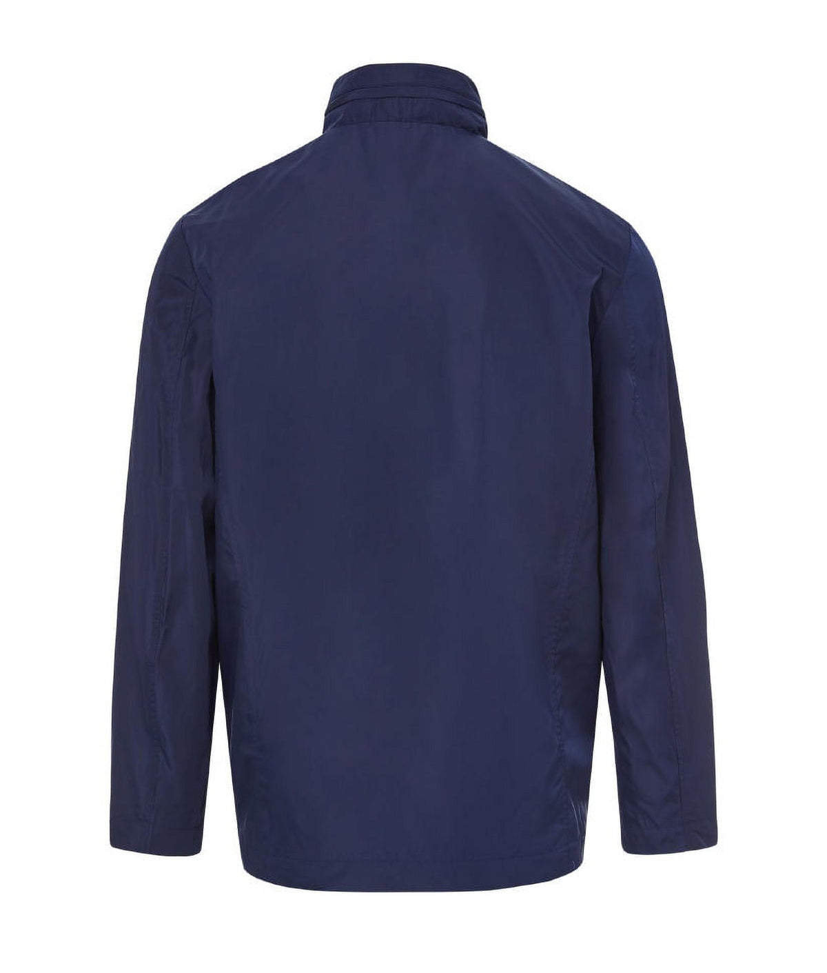 Navy Long Sleeve Rain Jacket with Magnetic Closures U10025