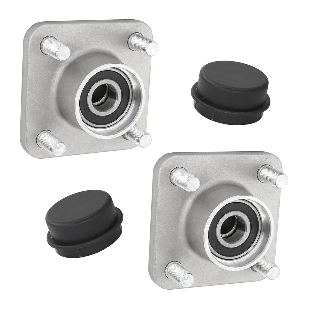 2Pcs Front Wheel Hub Assembly with Bearings C185