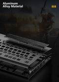 104-Keys Black Sandblast Metal Panel Gaming Keyboard with Mouse and Mouse Pads O46968
